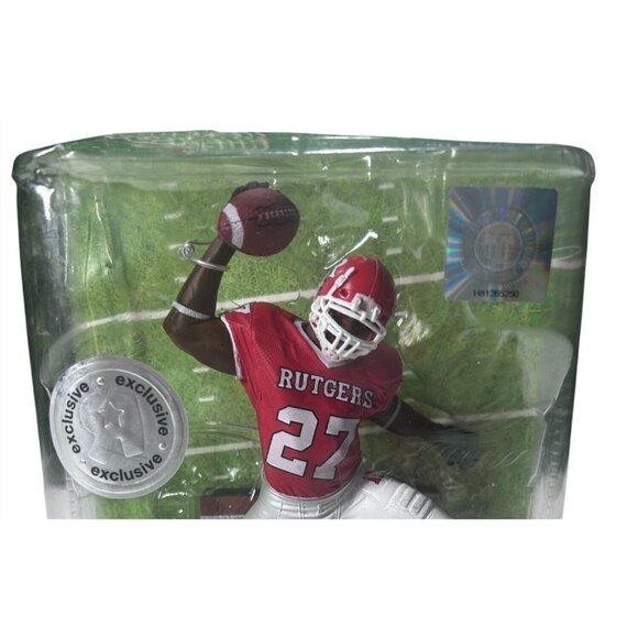Ray Rice Action Figure Rutgers NCAA McFarlane College Footbal Series 3 Exclusive - Picture 3 of 8